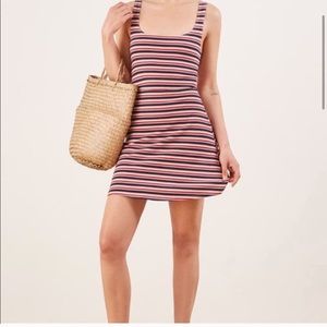 Reformation striped dress